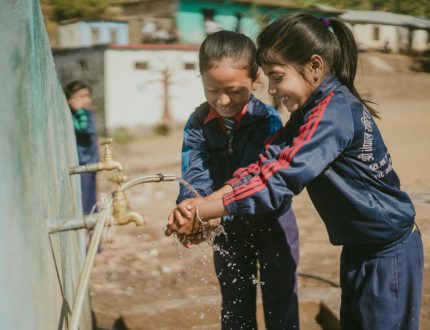 Nepal washing hands