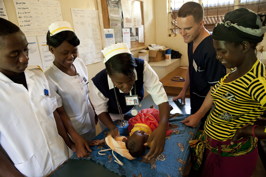 David British Bake Off Malawi ziekenhuis