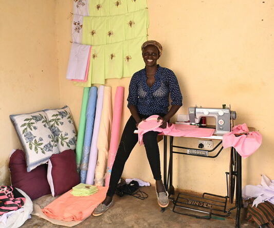 Jully and her tailoring business