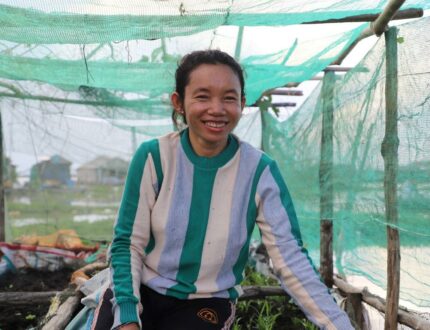 Kem Rai en haar drijvende moestuin