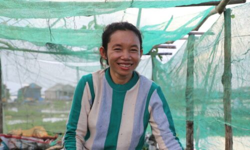 Kem Rai en haar drijvende moestuin