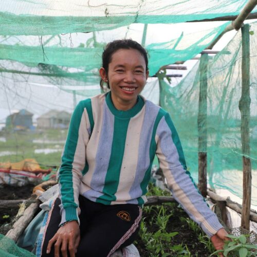 Kem Rai en haar drijvende moestuin