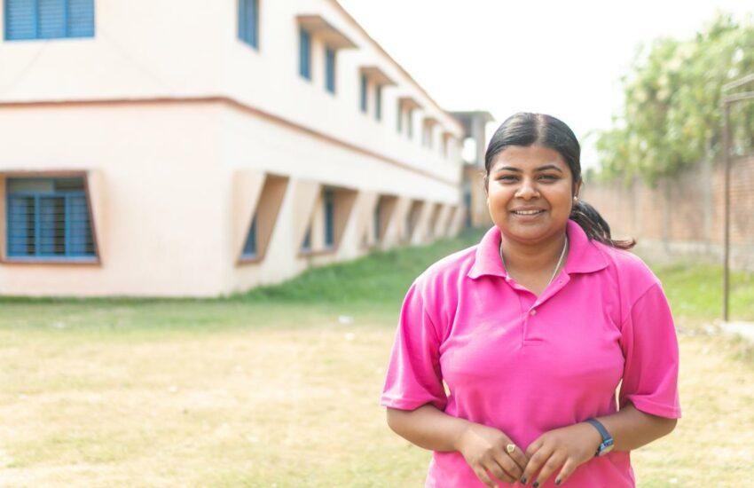 Aarati Patel, VSO's nationale vrijwilliger SYAHAAR-project Nepal